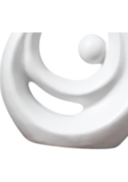 Basit Soyut Phoenix Figürinler Heykel Koleksiyon Dekor Seramik Heykel Beyaz 25CMX14CM (Yurt Dışından) fırsatları