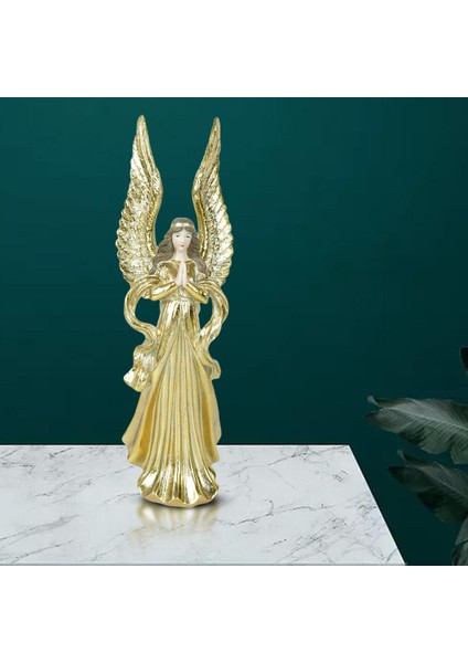 Angel Figürler Heykeli Ev Dekoru Masa Merkez Parçası Ofisi (Yurt Dışından)