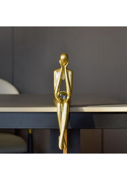 Stylec Için Oturma Düşünce Heykeli Özet Heykelcik Yaratıcı Reçine El Sanatları (Yurt Dışından) fiyatları