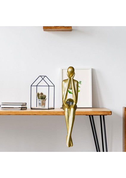 Stylec Için Oturma Düşünce Heykeli Özet Heykelcik Yaratıcı Reçine El Sanatları (Yurt Dışından) modelleri