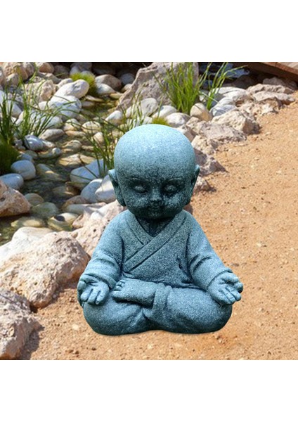 Buda Heykel Küçük Keşiş Heykelcik Koleksiyonları Feng Shui Heykel Hareket Etmiyor (Yurt Dışından)