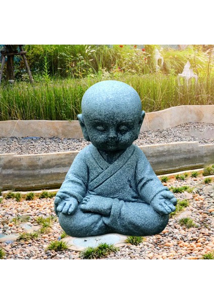 Buda Heykel Küçük Keşiş Heykelcik Koleksiyonları Feng Shui Heykel Hareket Etmiyor (Yurt Dışından)