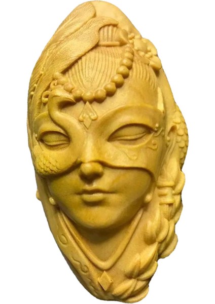 Mini Ahşap Oyma Heykelcik Sanat Zanaat Arabası Dikiz Ayna Kolye Minyatür Stili (Yurt Dışından)