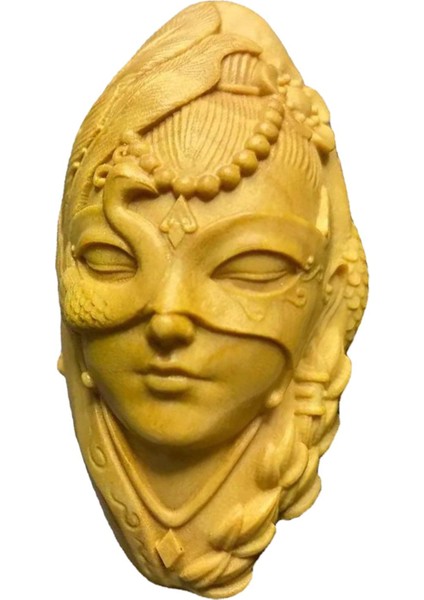 Mini Ahşap Oyma Heykelcik Sanat Zanaat Arabası Dikiz Ayna Kolye Minyatür Stili (Yurt Dışından)