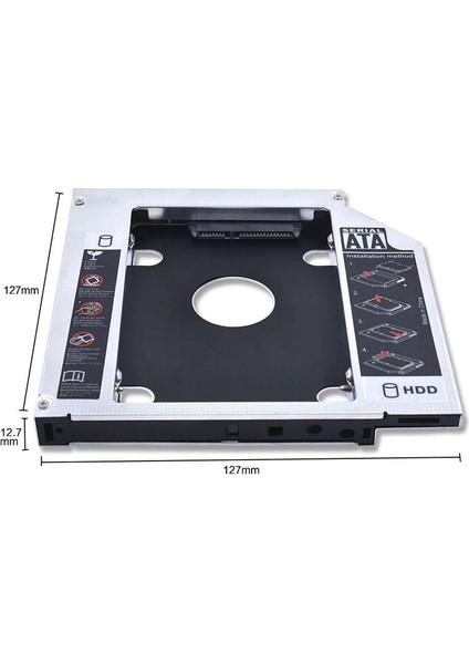 HDD Caddy 12.7mm 2.5" SATA 2nd HDD Caddy