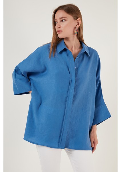 Truvakar Kol Oversize Gömlek Bayan Gömlek 514344013