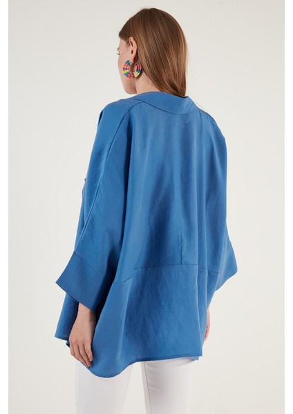 Truvakar Kol Oversize Gömlek Bayan Gömlek 514344013