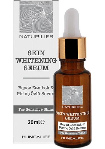 Naturilies Skin Whitening Beyaz Zambak Pirinç Özlü Serum 20 ml