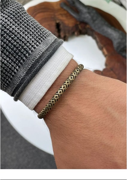 Erkek Bileklik - Metal Erkek Bileklik - Erkek Bileklik - Sarmaşık Model