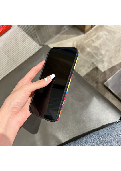 Apple iPhone 13 Pro Max Basılı Telefon Kılıfı, Çiçek Dekoru Temiz Bilek Bant Tpu Kapak Omuz Kayışı (Yurt Dışından)