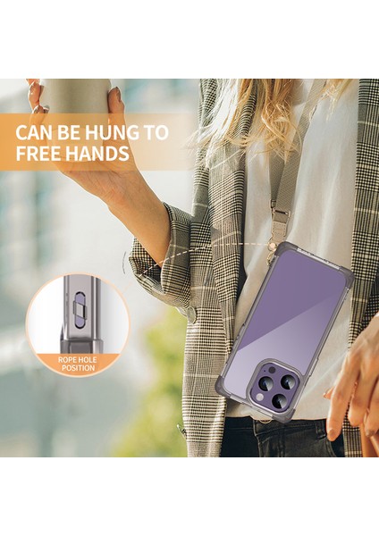 Tpu+Akrilik Ince Kılıf Apple iPhone 14 Pro Matte Case Anti-Drop Telefon Kapağı (Yurt Dışından)