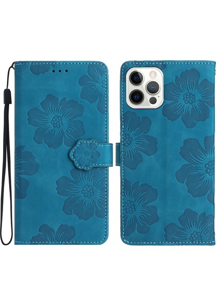 Apple iPhone 13 Pro Pu Deri Deri Flip Stand Kapak Cüzdanlı Telefon Kılıfı (Yurt Dışından)