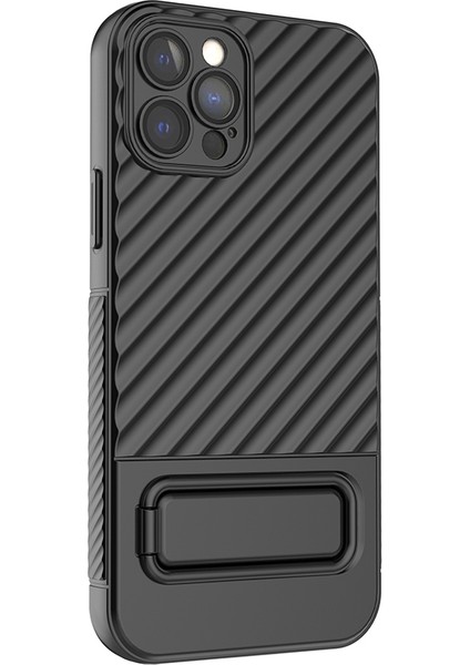 Apple iPhone 12 Pro , Kickstand Design Shockproof Tpu Telefon Kılıfı (Yurt Dışından)