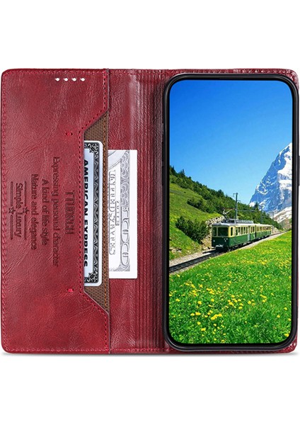 Apple iPhone 6 / 6s / 7/8 / Se (2020) / Se (2022) Stand Rfıd Engelleme Deri Telefon Kapağı Cüzdan Kılıfı (Yurt Dışından)