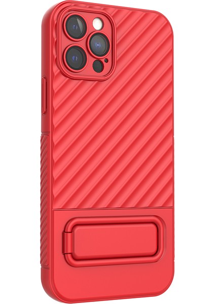 Apple iPhone 12 Pro , Kickstand Design Shockproof Tpu Telefon Kılıfı (Yurt Dışından)
