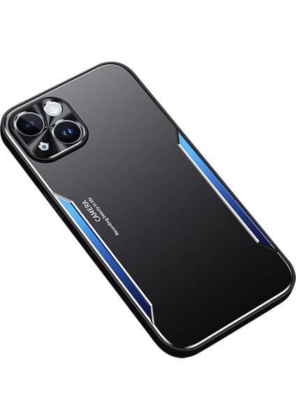 Apple iPhone 14 Plus Alüminyum Alaşım + Tpu Telefon Kılıf Damla Damalı Cep Telefonu Koruyucu Kabuk (Yurt Dışından)