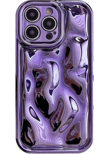 Apple iPhone 13 Pro Telefon Kılıfı Göktaşı Doku Elektrokaplama Tpu Kapak Bump Pro (Yurt Dışından)