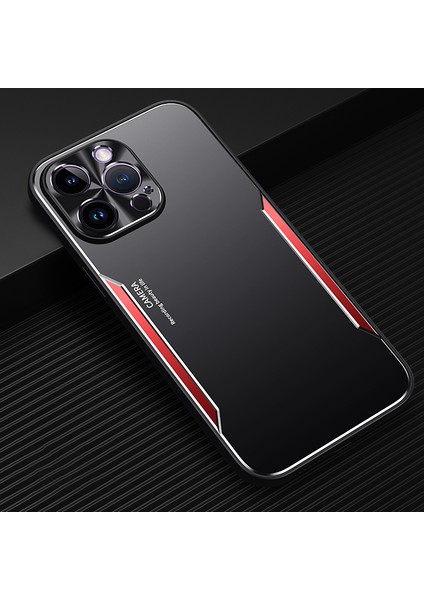 Apple iPhone 14 Pro Max Kazaya Dayanıklı Alüminyum Alaşım + Tpu Telefon Kılıf Cep Telefonu Koruyucu Kabuk (Yurt Dışından)