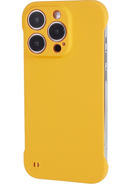 Apple iPhone 14 Pro Max Kauçuk Sabit Pc Telefon Kılıfı Ciltsiz Arka Kapak (Yurt Dışından)