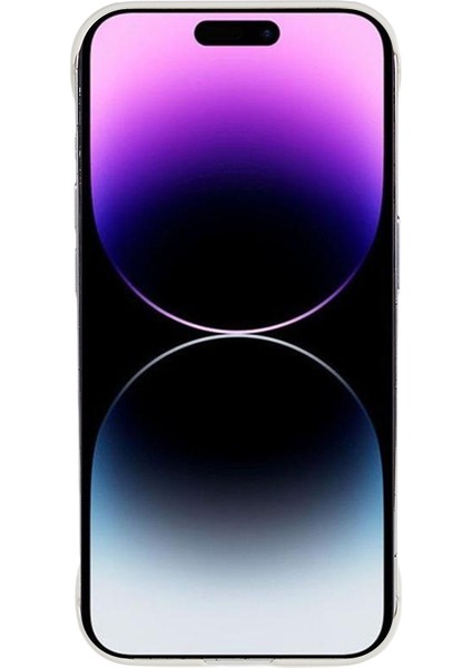 Apple iPhone 14 Pro Max Kauçuk Sabit Pc Telefon Kılıfı Ciltsiz Arka Kapak (Yurt Dışından)