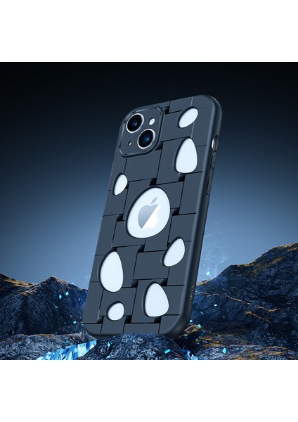 Apple iPhone 14 Plus Telefon Kılıfı Plus Yumuşak Tpu Isı Dağılımı Delikleri Damla Geçirmez Arka Kapak (Yurt Dışından)