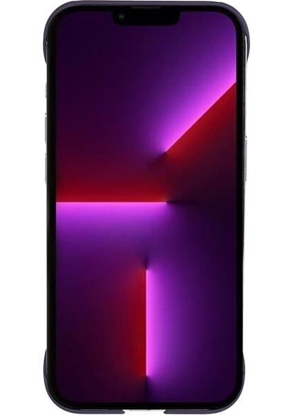 Apple iPhone 13 Pro Phone Case Kauçuk Tiz Sabit Pc Kapağı (Yurt Dışından)