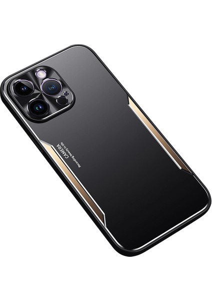 Apple iPhone 14 Pro Max Kazaya Dayanıklı Alüminyum Alaşım + Tpu Telefon Kılıf Cep Telefonu Koruyucu Kabuk (Yurt Dışından)