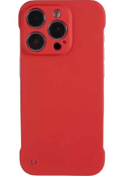 Apple iPhone 14 Pro Max Kauçuk Sabit Pc Telefon Kılıfı Ciltsiz Arka Kapak (Yurt Dışından)