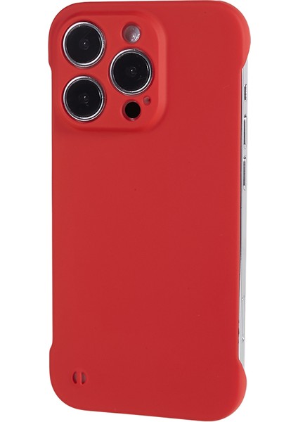 Apple iPhone 14 Pro Max Kauçuk Sabit Pc Telefon Kılıfı Ciltsiz Arka Kapak (Yurt Dışından)