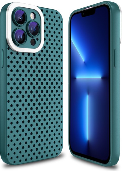 Apple iPhone 13 Pro Max Cilt Touch Tpu Kılıfı Içi Boş Delik Isı Dispidasyon Telefon Kapağı (Yurt Dışından)