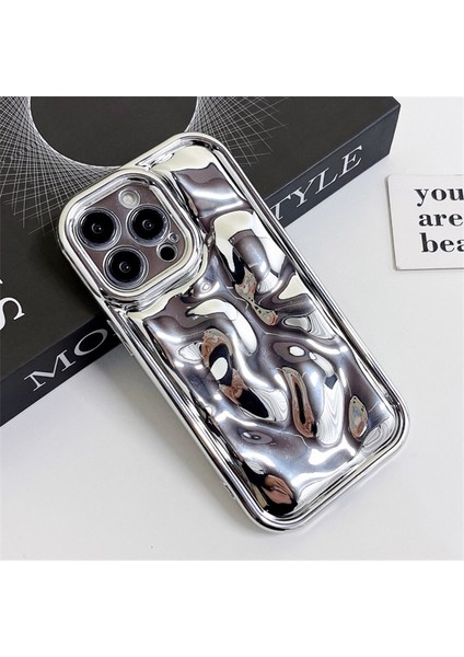 Apple iPhone 13 Pro Telefon Kılıfı Göktaşı Doku Elektrokaplama Tpu Kapak Bump Pro (Yurt Dışından)