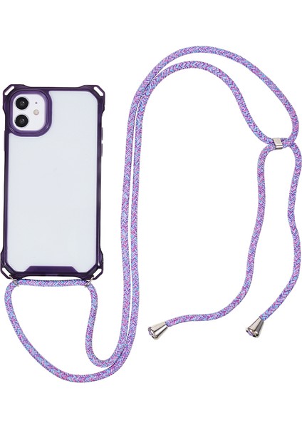 Apple iPhone 11 Acrilik + Tpu Telefon Kılıfı Shokle Esiporta Kadarlık Ile Kaynak (Yurt Dışından)