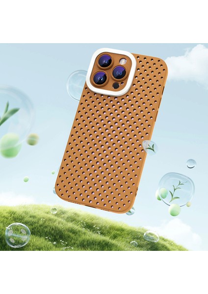 Apple iPhone 13 Pro Max Cilt Touch Tpu Kılıfı Içi Boş Delik Isı Dispidasyon Telefon Kapağı (Yurt Dışından)
