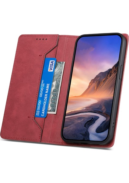 Apple iPhone 13 Pro Pu Deri Rfid Engelleme Stand Telefon Kapağı Iş Cüzdan Kılıfı (Yurt Dışından)