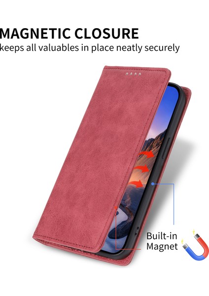 Apple iPhone 13 Pro Pu Deri Rfid Engelleme Stand Telefon Kapağı Iş Cüzdan Kılıfı (Yurt Dışından)