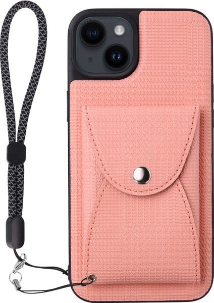 Apple iPhone 14 Plus Pc+Tpu+Pu Deri Telefon Kapağı Çıkarılabilir Manyetik Cüzdan Kılıfı (Yurt Dışından)