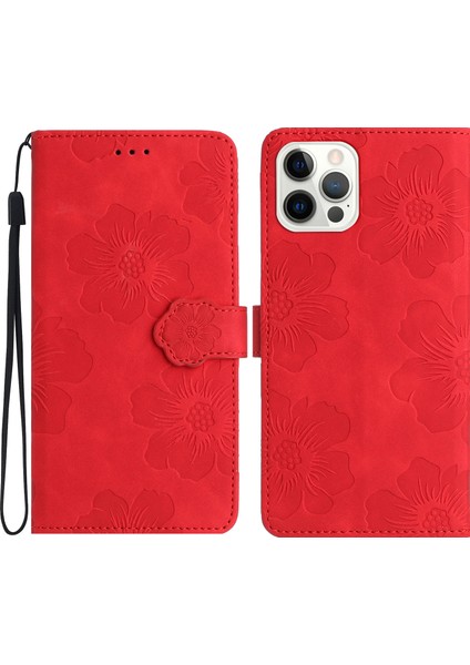 Apple iPhone 13 Pro Max Stand Telefon Kılıfı Baskılı Cüzdan Kapak Flip Style Pu Deri Kabuk (Yurt Dışından)