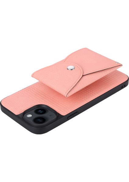 Apple iPhone 14 Plus Pc+Tpu+Pu Deri Telefon Kapağı Çıkarılabilir Manyetik Cüzdan Kılıfı (Yurt Dışından)