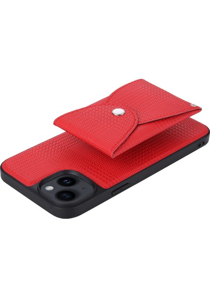 Apple iPhone 14 Plus Pc+Tpu+Pu Deri Telefon Kapağı Çıkarılabilir Manyetik Cüzdan Kılıfı (Yurt Dışından)