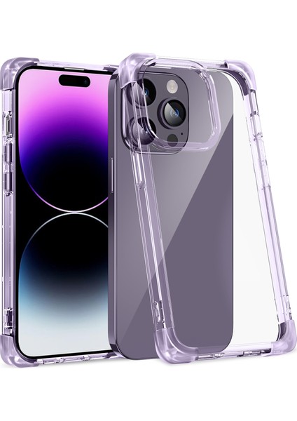 Apple iPhone 14 Pro Max Matte Telefon Kabuğu Çizilmez Telefon Kapağı Tpu+Akrilik Protektif Kılıf (Yurt Dışından)