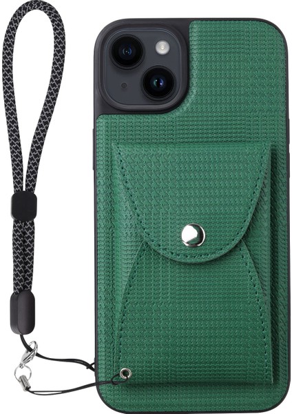 Apple iPhone 14 Plus Pc+Tpu+Pu Deri Telefon Kapağı Çıkarılabilir Manyetik Cüzdan Kılıfı (Yurt Dışından)
