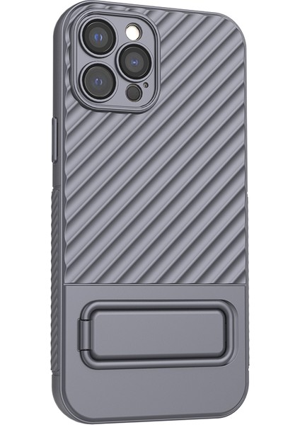 Apple iPhone 12 Pro Max Kickstand Telefon Kapağı, Telefon Geri Koruyucu Anti Dust Tpu Kılıfı (Yurt Dışından)