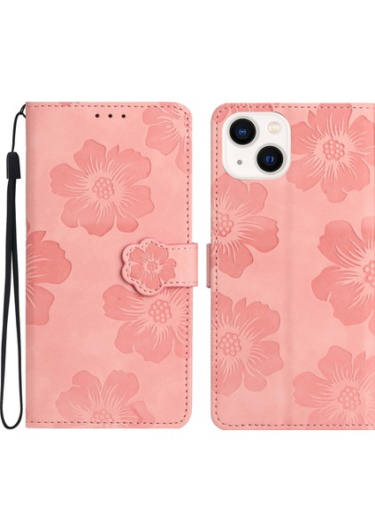 Apple iPhone 13 Wallet Cover Pu Deri Derleme Stand Telefon Kabuğu Baskılı Telefon Kılıfı (Yurt Dışından)