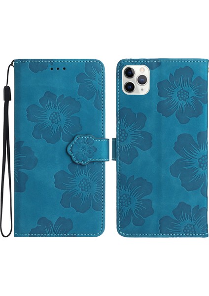 Apple iPhone 11 Pro Flip Stand Telefon Kılıfı Pu Deri Deri Şok Geçirmez Kapak (Yurt Dışından)
