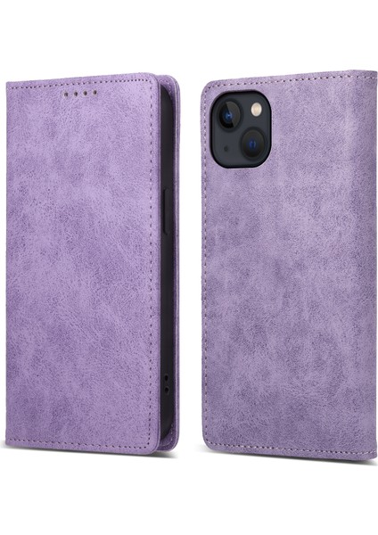 Rfıd Engelleme Cüzdan Kılıfı Apple iPhone 13 Pu Deri Stand Flip Business Phone Cover (Yurt Dışından)