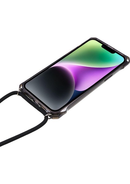 Apple iPhone 14 /13 Telefon Kasası Acriclic+Tpuanti Damla Kapağı Lanyard ile (Yurt Dışından) modelleri