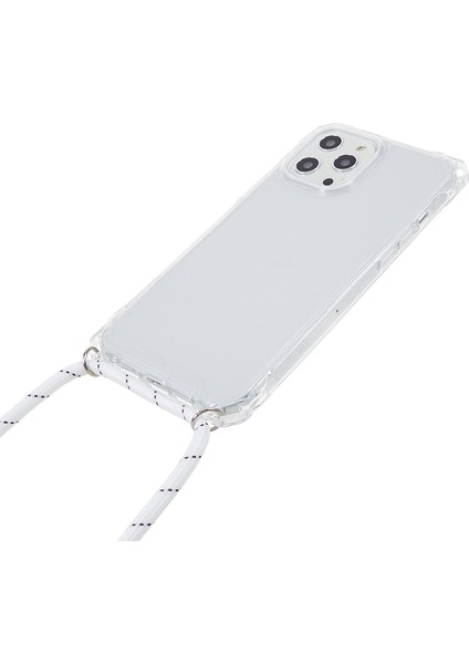 Apple iPhone 12 /12 Pro Acric ve Tpu Temiz Telefon Caseanti-Collision Koruma Kapağı Lanyard ile (Yurt Dışından) fiyatları