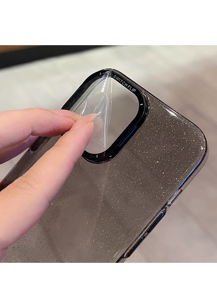 Apple iPhone 14 Pro Max Telefon Kabuğu Kamera Protection Kapaklı Kickstand ile Parlak Sert Pc Kılıfı (Yurt Dışından)
