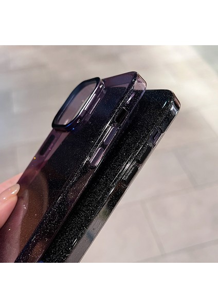 Apple iPhone 14 Pro Max Telefon Kabuğu Kamera Protection Kapaklı Kickstand ile Parlak Sert Pc Kılıfı (Yurt Dışından)