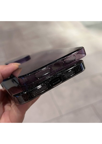 Apple iPhone 14 Pro Max Telefon Kabuğu Kamera Protection Kapaklı Kickstand ile Parlak Sert Pc Kılıfı (Yurt Dışından)
